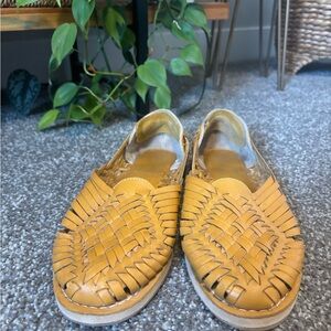 Sols Woven Leather Sandals